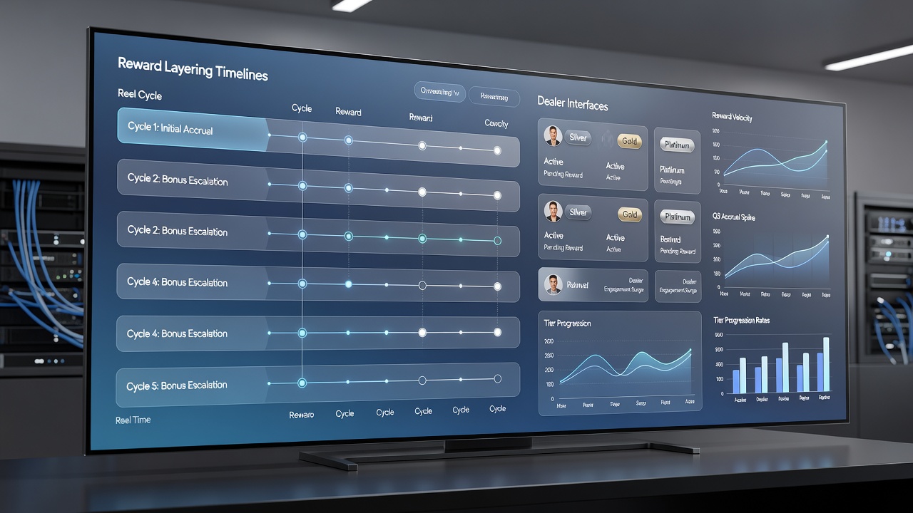 Visualisierung von Zeitplänen in gestaffelten Treueplattformen mit Fokus auf Dealer-Interfaces