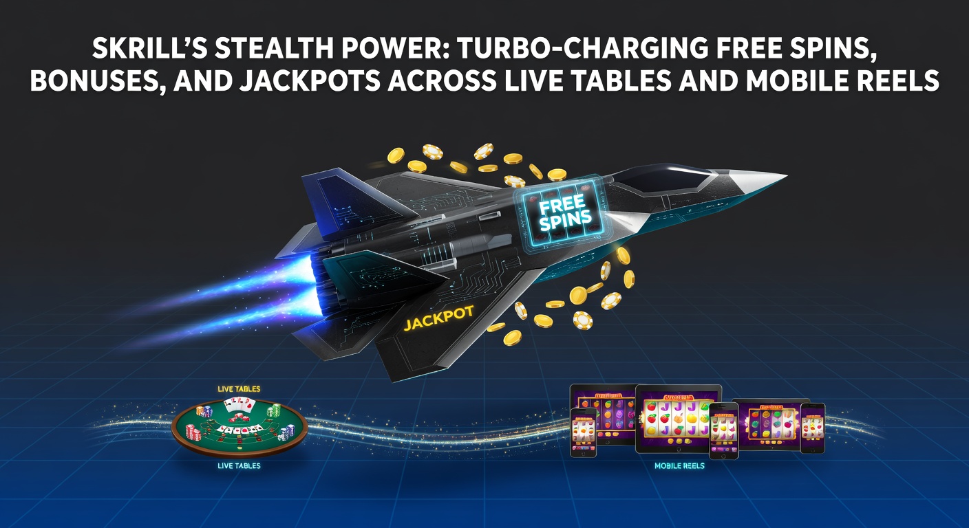 Skrill-Zahlung aktiviert Freispiele und Boni in einem dynamischen Online-Casino-Umfeld mit Live-Tischen und Slots
